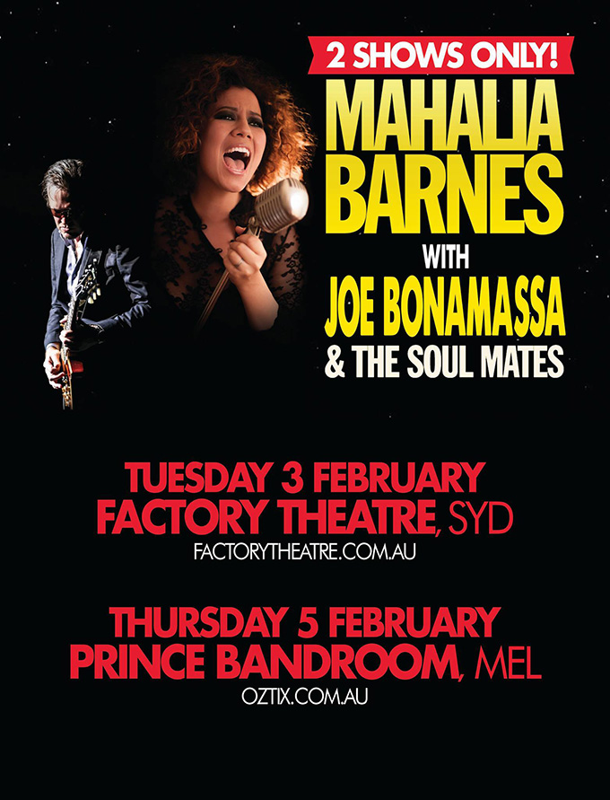 Mahalia Barnes & The Soul Mates Featuring Joe Bonamassa (Released: 201 –  Joe Bonamassa Official Store