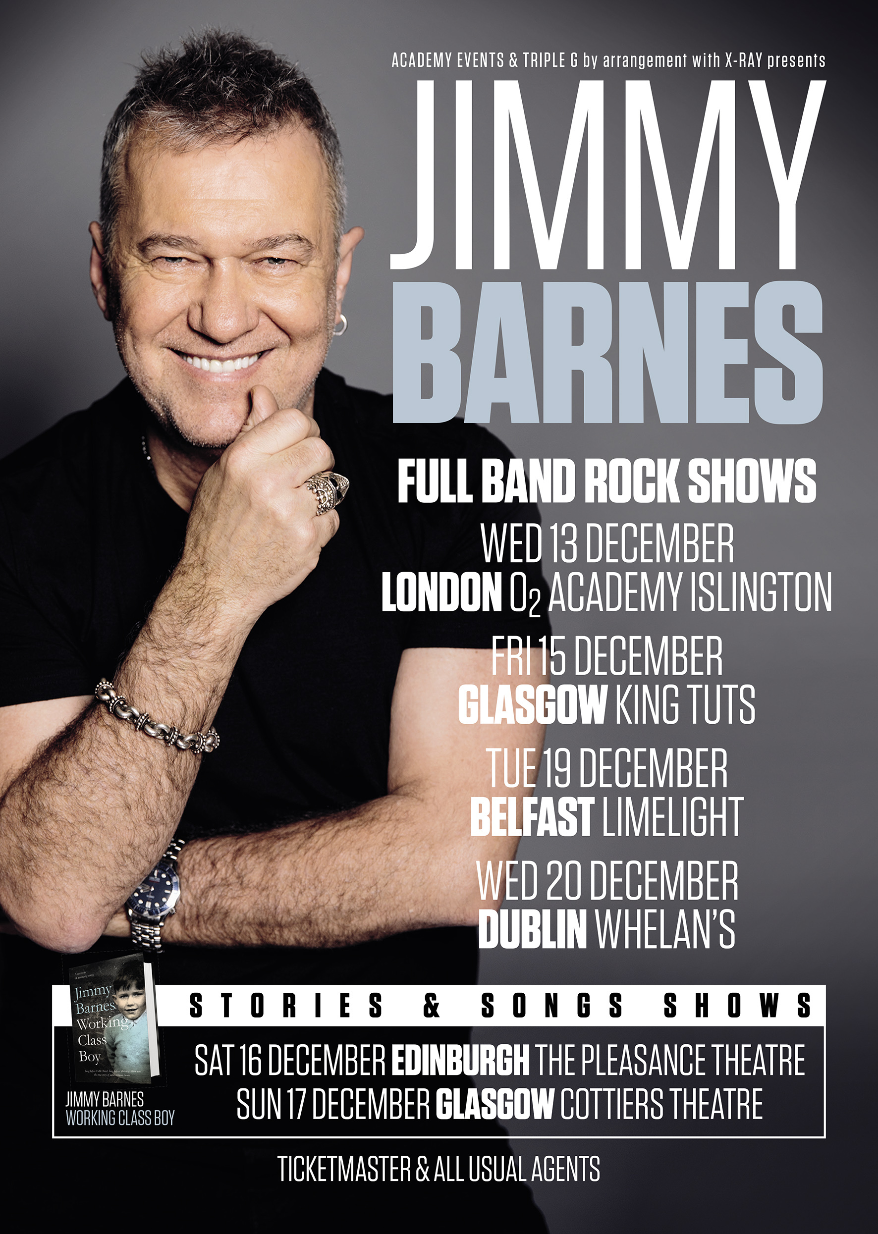 Jimmy Barnes Announces England