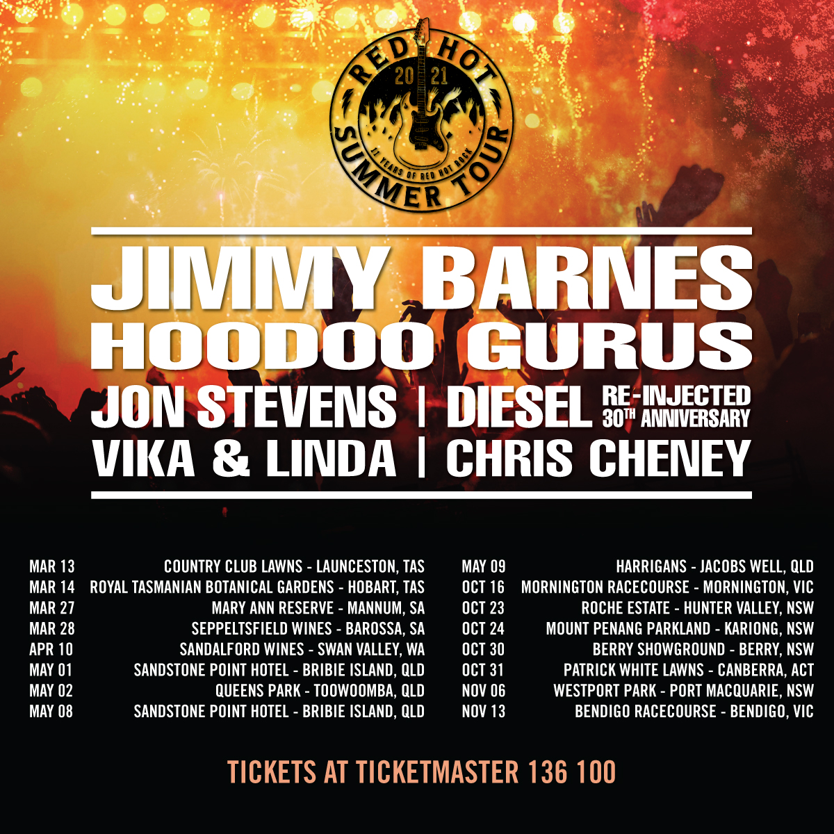 THE RED HOT SUMMER TOUR ANNOUNCES SECOND LEG OF ITS 2021 FESTIVAL